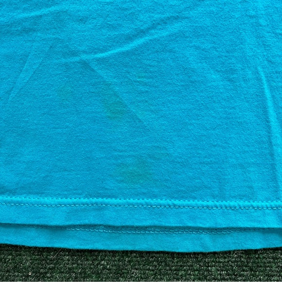 Vintage New Orleans Tourist “We Be Jammin” Music Blue T Shirt Size L 21X30 - Picture 3 of 8